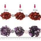 Gravel Tumbled Stones Natural Rose Quartz Amethyst Gravel Small Tumble Stone Crystals Healing Stones