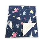 Baby Baby Manufacturer Super Soft Anti-Pilling Polyester Bubble Embossed Minky Fleece Blanket Baby