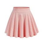 Skirts Skirt Wholesale Women Basic Versatile Stretchy Pleated Skirts Ladies Mini Flare Skater Skirt SK0311