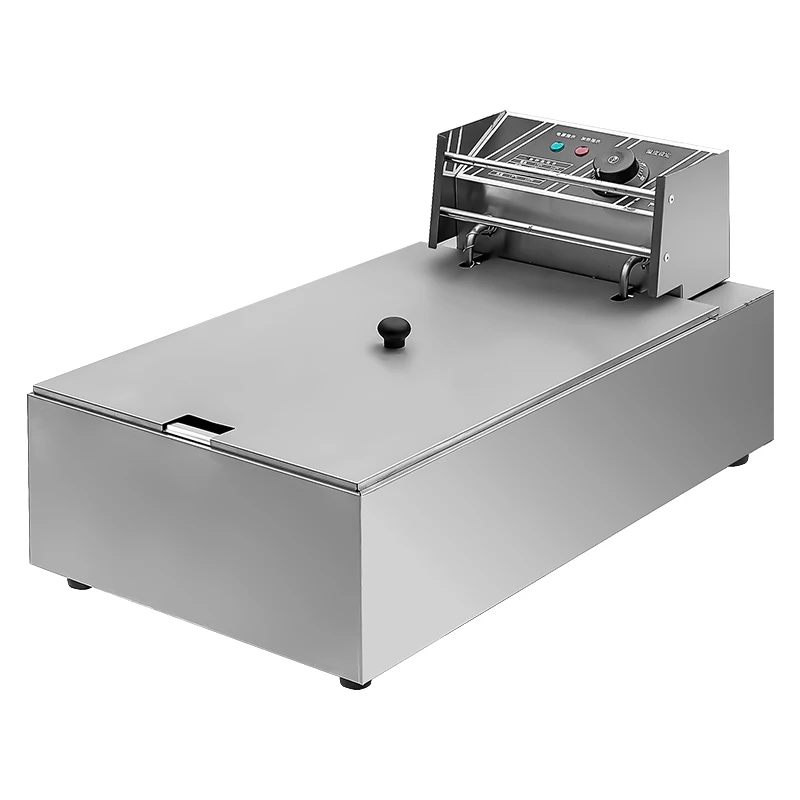 Commercial Restaurant 12L Electric Fryer Single Tank Double Screen for Home Use for Potato Chips Hotels Food Shops