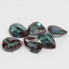 Gems Alexandrite Gemstone Huancai Gems Pear Synthetic Alexandrite Gemstone