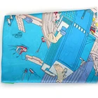 100% OEM Fashion Shawl Screen Printed 100% Silk Scarf For Woman