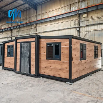 Deluxe 20 foot extension room Prefabricated folding container house two bedrooms