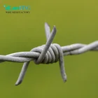 Galvanized Wire Factory Electro Galvanized Gi Metal Barbed Wire Price Of Prison Barbed Wire Fencing