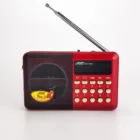 Fm Radio Fm87.5-108mhz JOC H011UR Digital FM Radio USB TF BL-5C Battery Mini FM Radio
