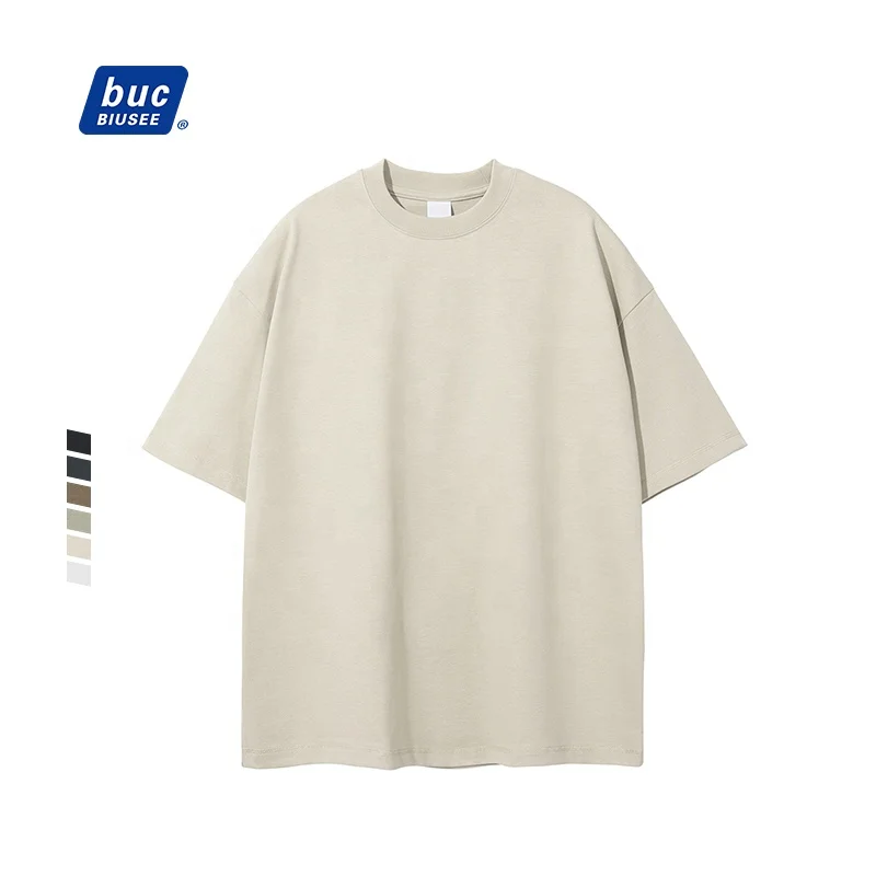 Oversized Unisex Heavyweight Drop Shoulder Vintage Washed T-Shirt
