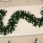Wedding Hot Sale Quality Eco-Friendly Wedding Flower Garland Artificial Christmas Garland With Lights