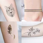 Tattoo Custom Print Wholesalers Body Tattoo Clear Temp Photo Artificial Long Lasting Small Face Temporary Tattoo Sticker
