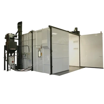 Manual Castings Air Sandblasting Booths Blast Cleaning Booth Sand