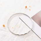 Jewelry Women Channel Girls Charm Friendship Jewelry Women Fashion Gold Geometry Shiny Channel Stainless Bangle Bracelet
