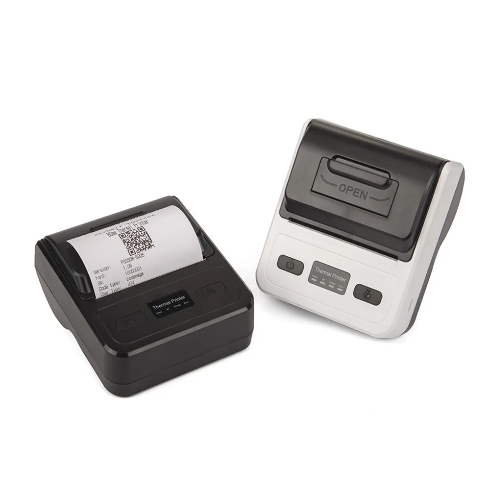 80mm Pink Rollo Android Wifi Pos Black 