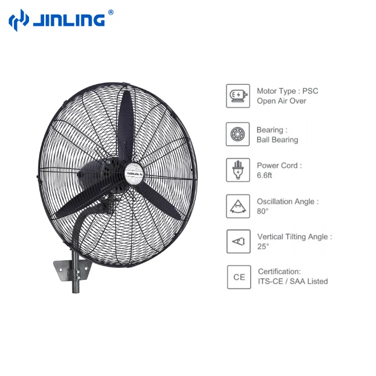 Industrial Wall Mounted Fan, SAA, 500, 650, 750mm - detail 4