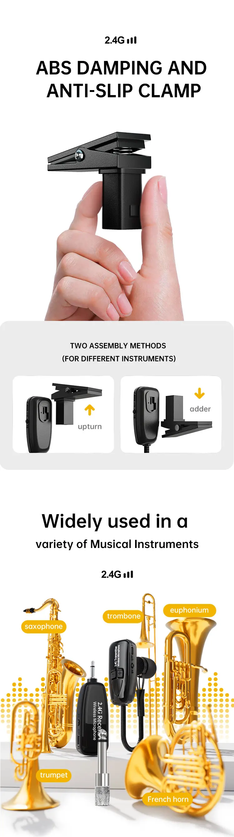 Automatically Adjust Frequency Professional Wireless Microphone For