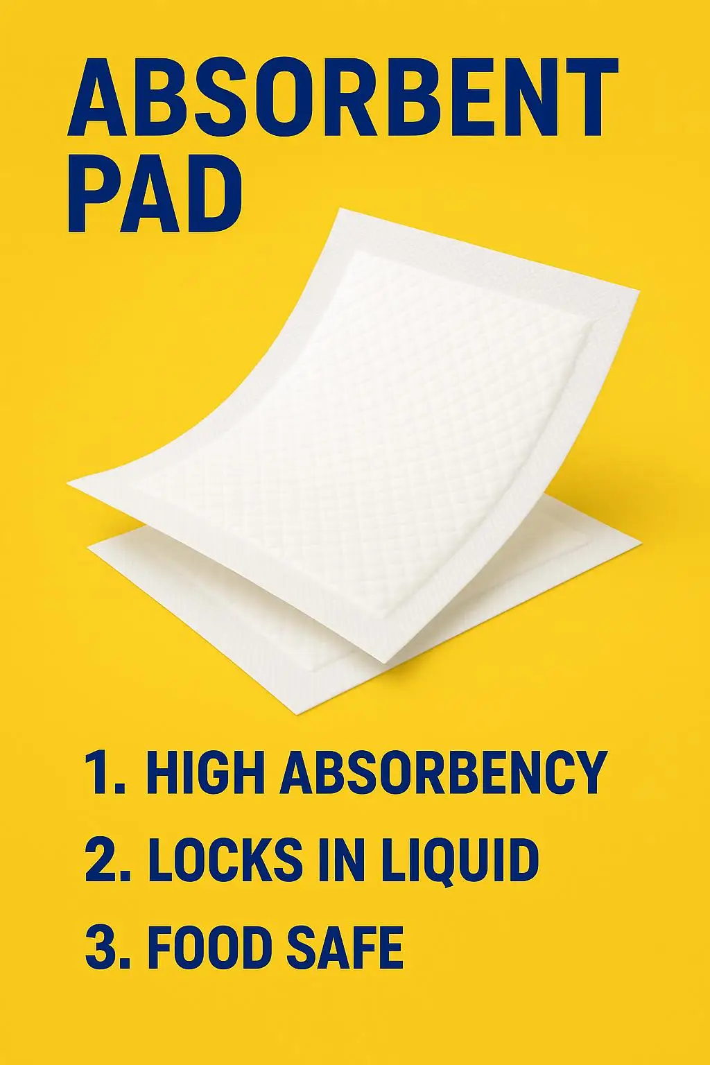 Eco-Friendly Disposable Paper Absorbent Pad for Fresh Meat, Beef, and Poultry Packaging - detail 3