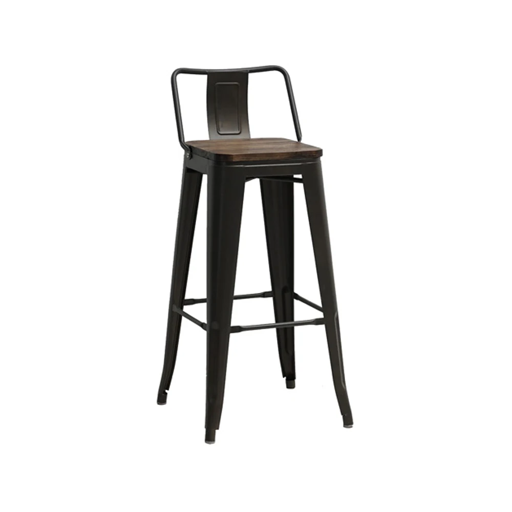 Bar Furniture Counter Height Stool Chairs Industrial Restaurant Dining Metal Wholesale Kitchen High Bar Counter Chair