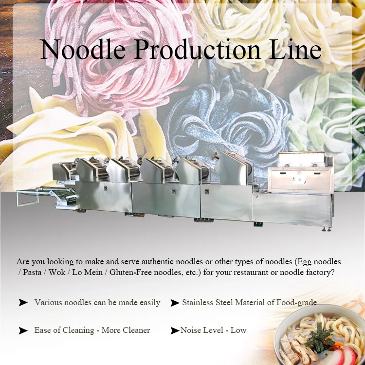 Hot Sale Industrial Electric Noodle Pasta Makers Small Cooking Noodles Pressing Making Machine Automatic Pasta Production Line manufacture