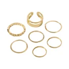 Ring Rings Hot Selling European And American Retro Style Gold Stainless Steel Cuff Ring For Women