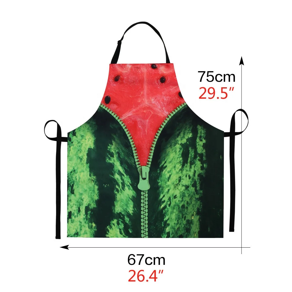 Pretty Sublimation Pattern Painting Art Apron For Kids Housework Antifouling Cleaning Children Aprons