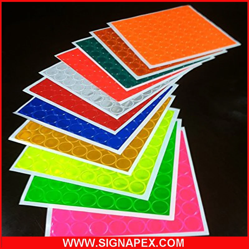 Signapex 2023 High Quality Reflective Sheeting Color Reflective Vinyl