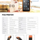 Android 3g Android 5.0 Inch Handheld Pos Machine Android 6.0 System 3G Touch Screen Mobile Pos Terminal With Printer