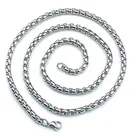 Pearl Necklaces New European And American Fashion Stainless Steel Pearl Chain Men's And Women's Necklaces