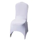 Hot Sale Universal Stretch Spandex White Wedding Chair Covers Decorative Cover Chair