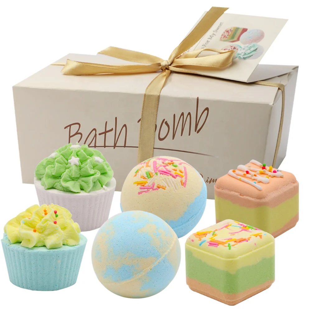 private label cupcake bath bombs