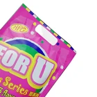 Edible Nuts Customized Printing Edible Pouch Series 3 Side Seal Pouch With Hole For Packing Nuts Series 3 Flavours