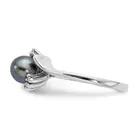 Silver Jewelry Pearl Ring High Quality Black Pearl Ring In Silver Jewelry