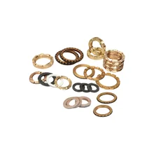 OEM &ODM High pressure CNG compressor rod packing ring oil scraper wiper ring filled brass bronze copper