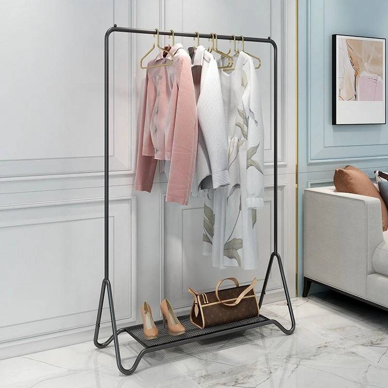 Modern style stainless steel clothes clothing display stand for shop