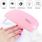 Uv Lamp With UV LED Lights Convenient 6W Mini Nail Lamp