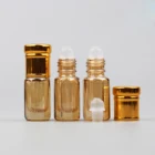 Perfume 3Ml Hot Sale Attar Glass Bottle Octagonal Bottle Perfume Roll On Arabic Bottle