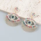 Jewelry Wholesale Jewelry Earrings Statement Earrings Crystal Eye Earrings With Pearl