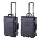 Hard Plastic Equipment Case Waterproof Portable Tool Carry Case With Pre-cut Foam