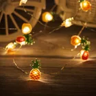 Led Light Led Led Decoration Lights Battery Operated Decorative Lighting Mini LED Copper Wire Pineapple String Light