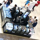 Shop Customized Jewelry Mall Display Kiosk Showcase / Jewellery Shop Counter Design For Sale
