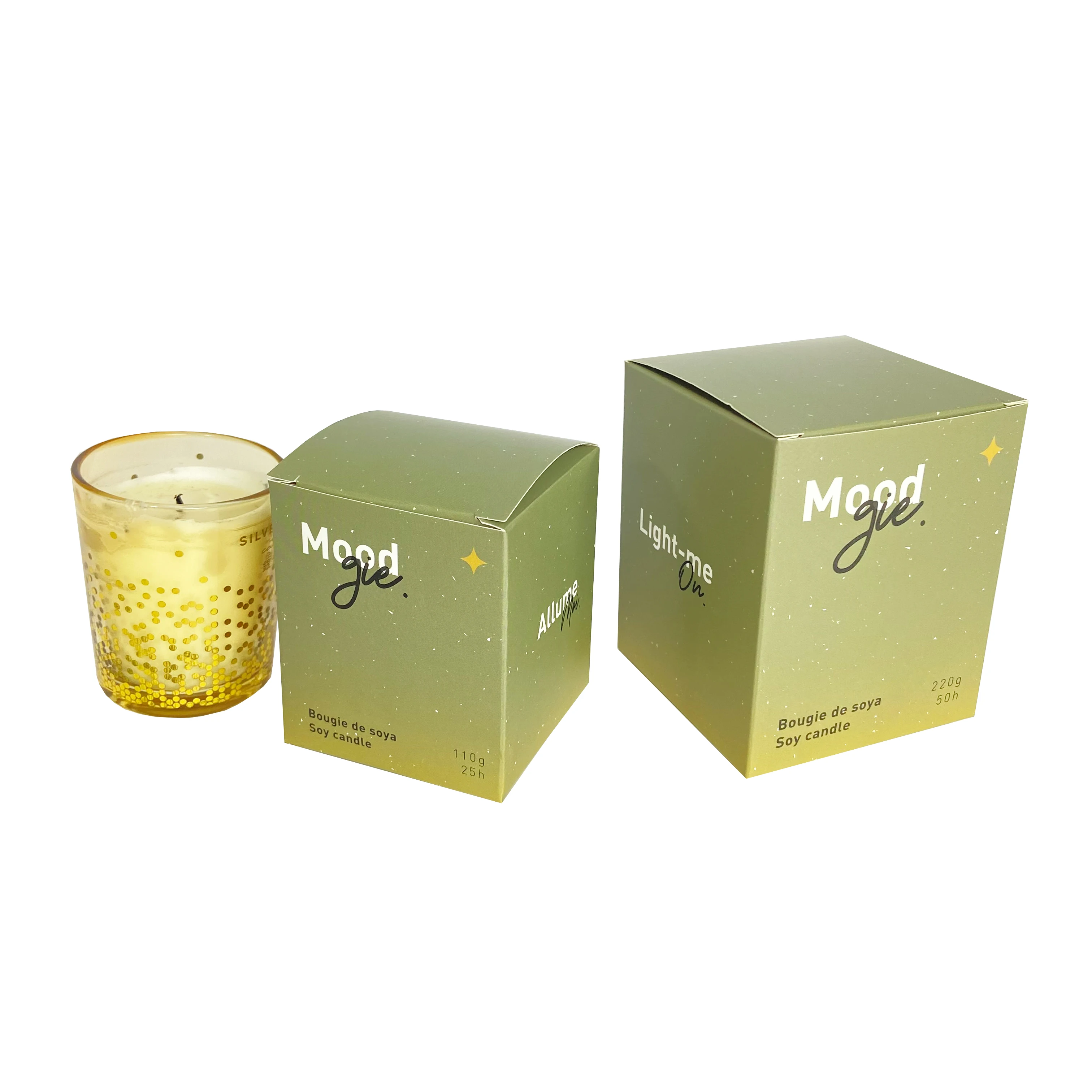 Luxury Rigid Box Candle with Lid with logo for Paper Tube Box and Insert manufacture