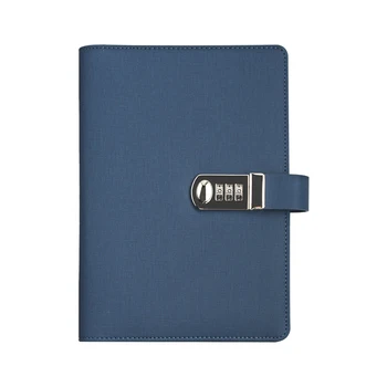 Factory price best corporate gifts smart organizer Power bank notebook with password