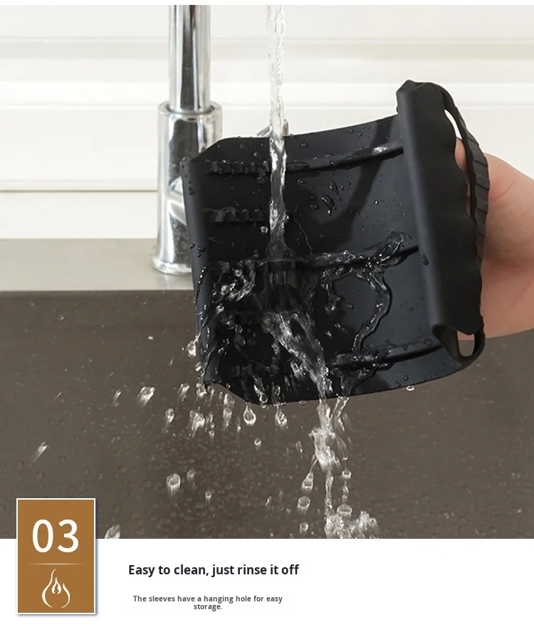 Silicone Insulation Oven Mitt Heat-resistant Clip for Barbecue Microwave Dishes Toasting Bread-Microwave Dish Mitt supplier