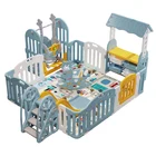 Set Hot Sale Factory Direct Playpen Baby Indoor Fence Set With Cheap Price