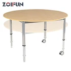 School Table School Classroom Cheap Manufacture Round Nursery School Table And Chair School Table Top For Classroom