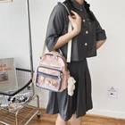 Bag Girl Cute Cartoon Pink Shoulder Backpack Bag For Girl Stitch Shoulder Storage Bag Factory