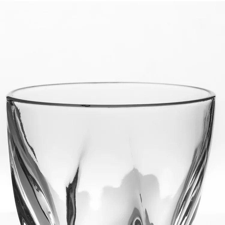 Crystal wine water vintage glass square cup  whiskey cup  Czech crystal cup Creative glassware