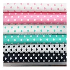 Print Printed Fabric Printing Custom Pure Cotton Polka Dot Print Dress Fabric 100% Cotton Fabric For Women