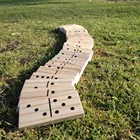 Wooden Domino WOODNB Wholesale Outdoor Game Custom Wooden Educational Toys Domino Blocks Set Domino Yard Game