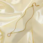 Cz Necklace 18k Stainless Steel Shell Pendant Necklaces 18K Gold Plating Cz Necklace Women Customized