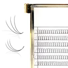 Made Eyelashes Private Label Volume Eyelash Sp 0.07 Private Label Pre Made Silk Individual Short Root Volume Lashes Extension Premade Fans Eyelashes