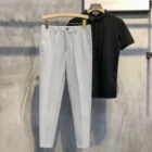 Pant Men Latest Design Long White Man Formal Wedding Slim Fit Slim Men's Pant Dress Suit Trouser