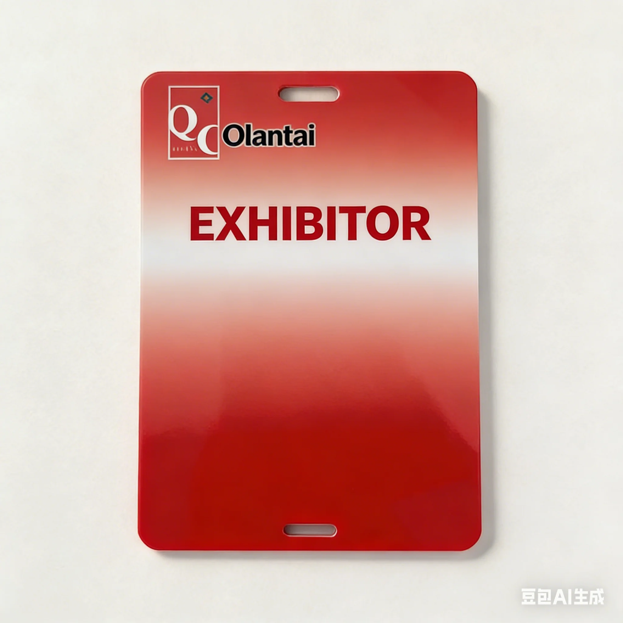 Olantai Custom High Quality Logo Printed Multi Size Plastic PVC Event Registration Exhibition Badge manufacture